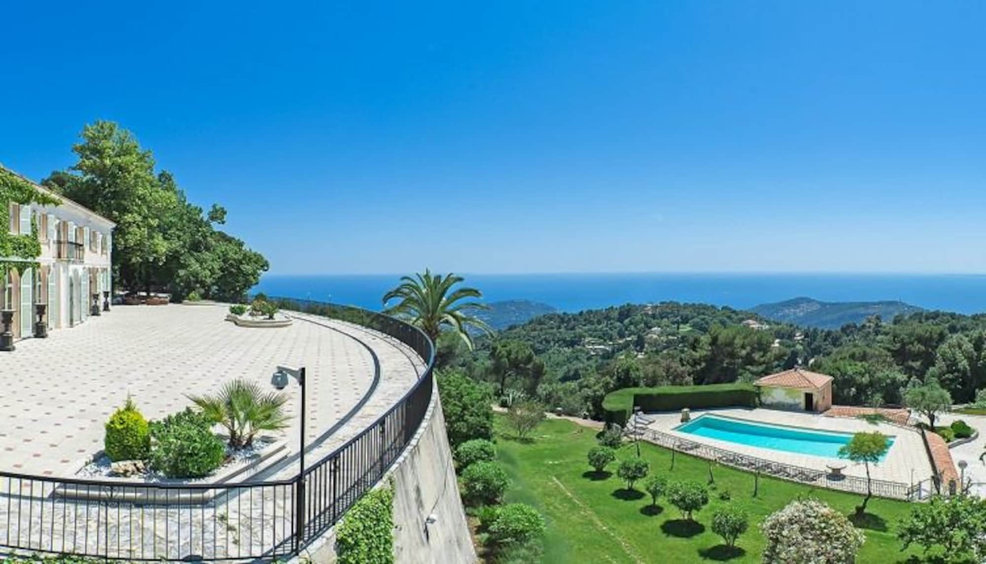 Domaine Du Mont Leuze Villa Villefranche-sur-Mer Bagian luar foto